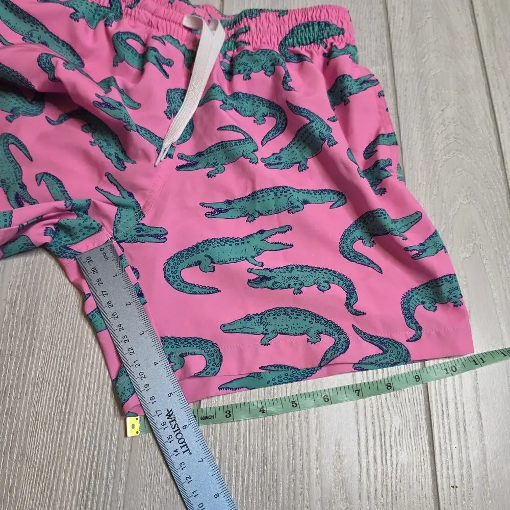 Chubbies The Glades Pink Alligator Print 5.5